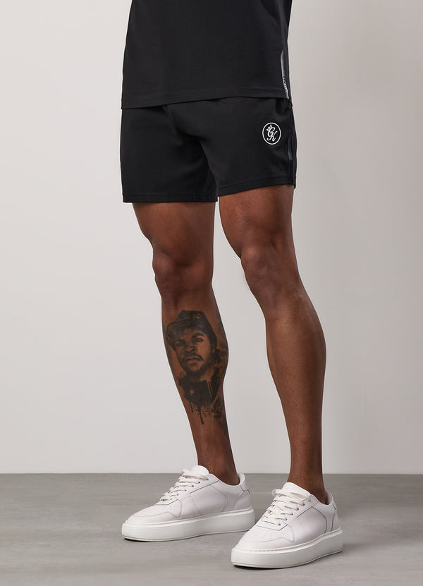 Gym King Pro Logo Jersey Short Black