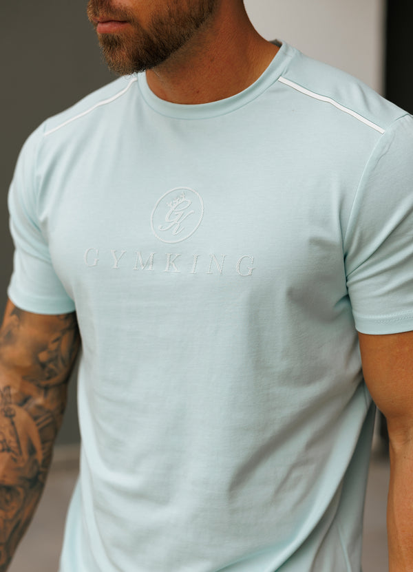 gym king Pro Logo V2 Jersey Tee Iced Mint