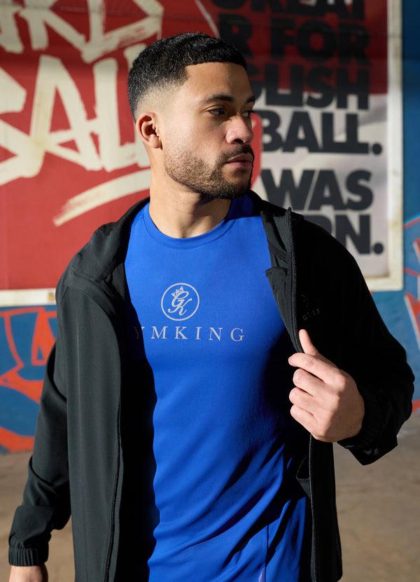 gym king Pro Performance Tee Vibrant Blue