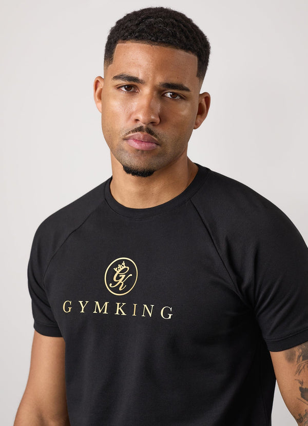 Gym King Pro Tee Black/Gold