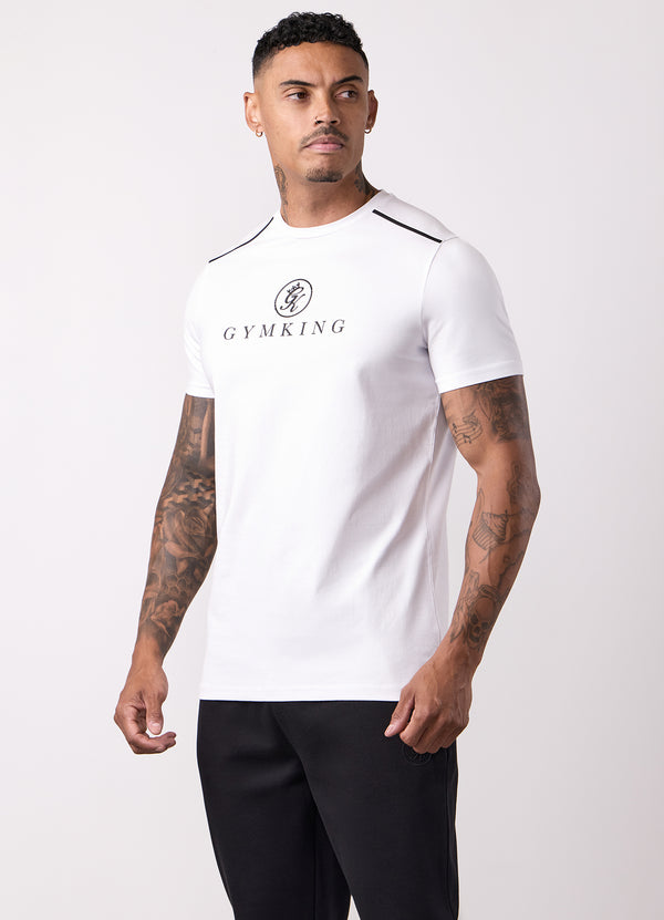 Gym King Pro V2 Tee White