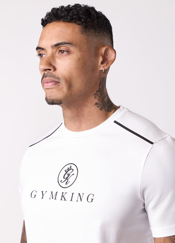 Gym King Pro V2 Tee White