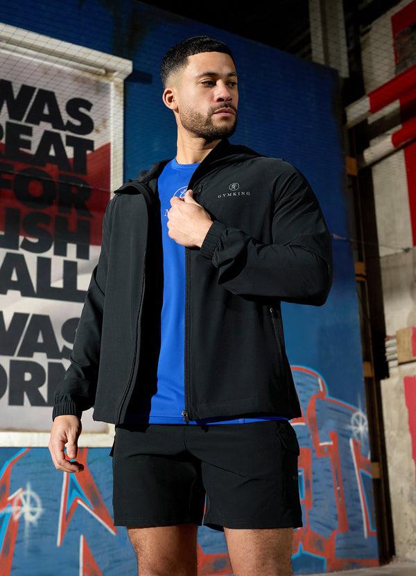 gym king Pro Woven Hood Black