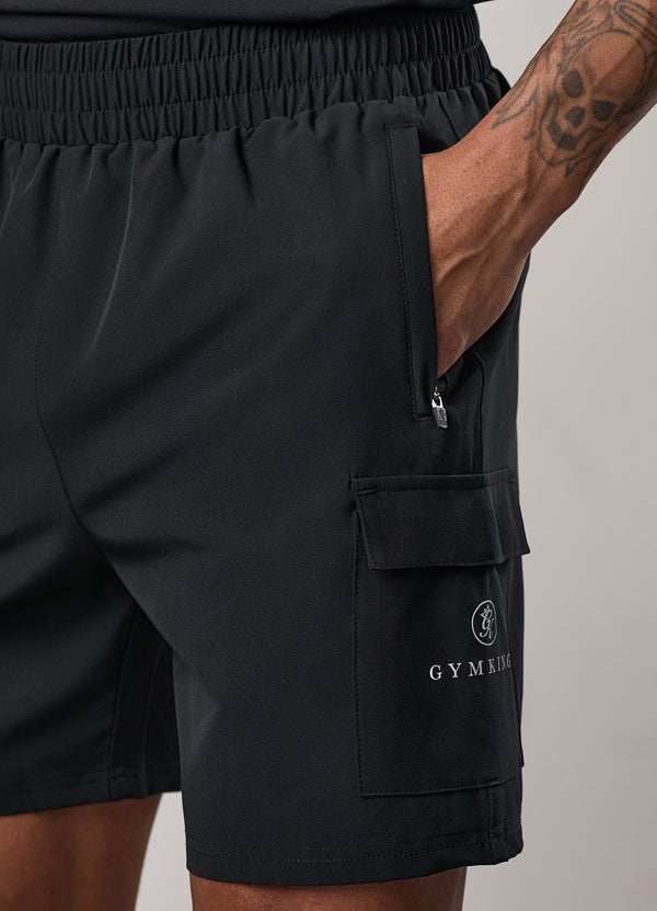 Gym King Pro Woven Short Black