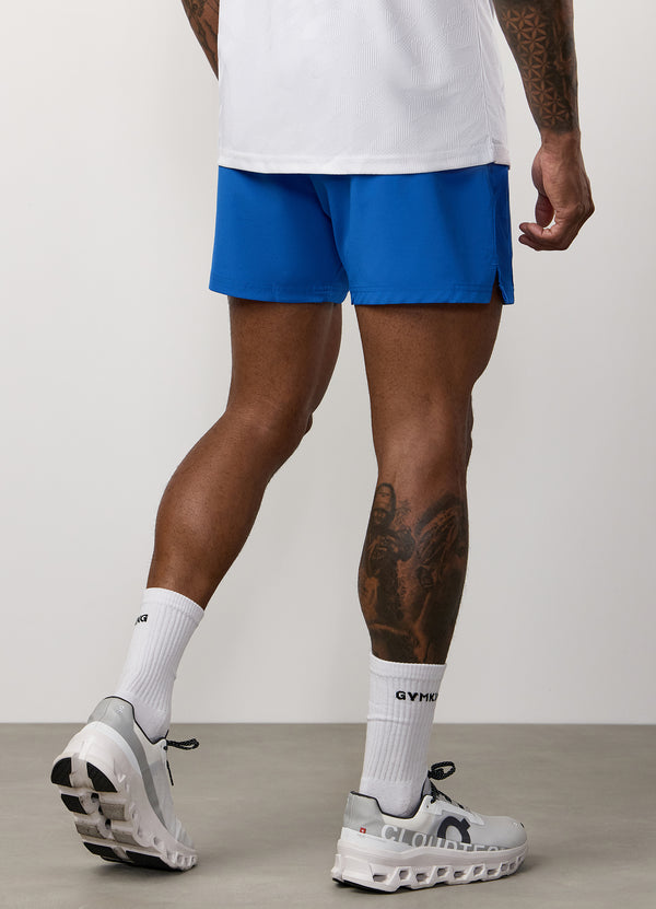 Gym King Progress Panel Short Electric Blue