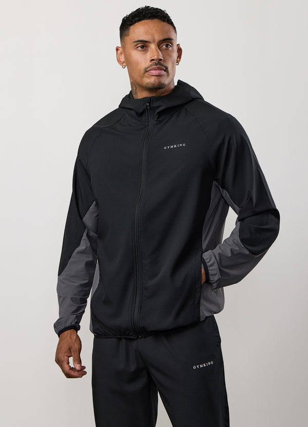 Gym King Progress Windbreaker Black/Graphite