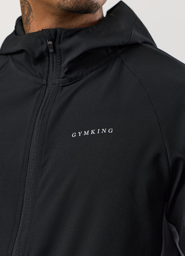 Gym King Progress Windbreaker Black/Graphite