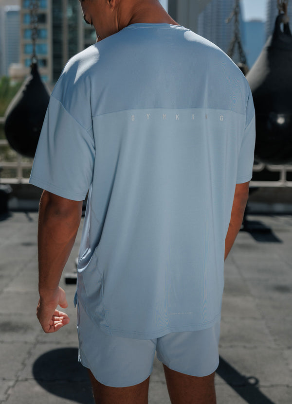 Gym King Purpose Tee Dusk Blue