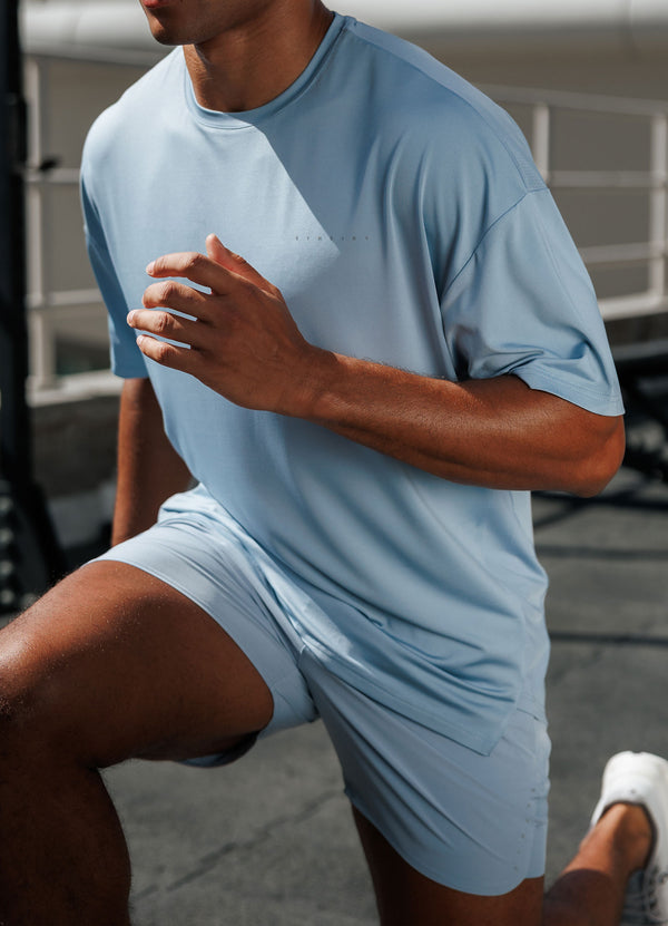 Gym King Purpose Tee Dusk Blue