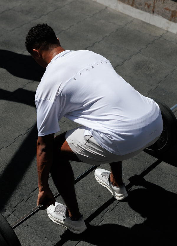 Gym King Purpose Tee White