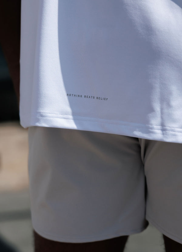 Gym King Purpose Tee White