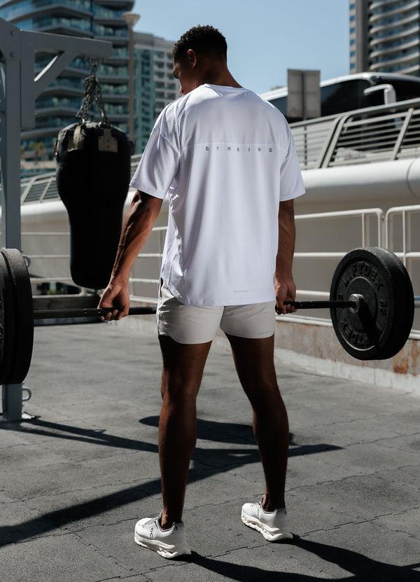 Gym King Purpose Tee White