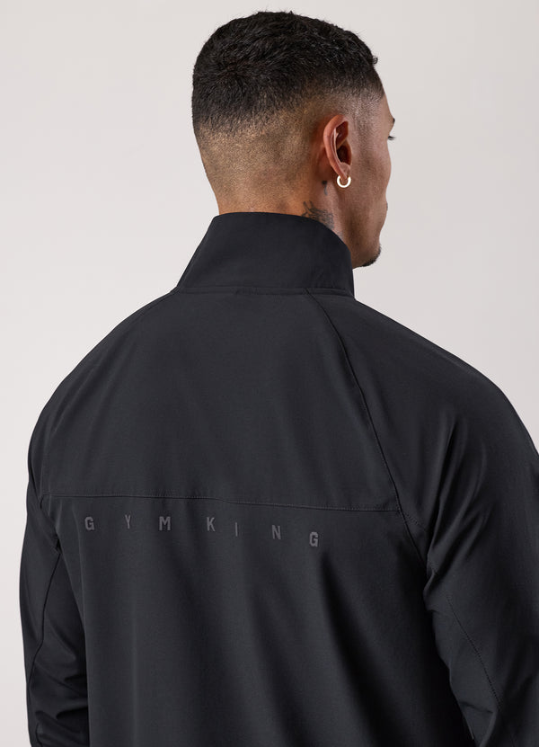 Gym King Purpose Tracksuit Top Black