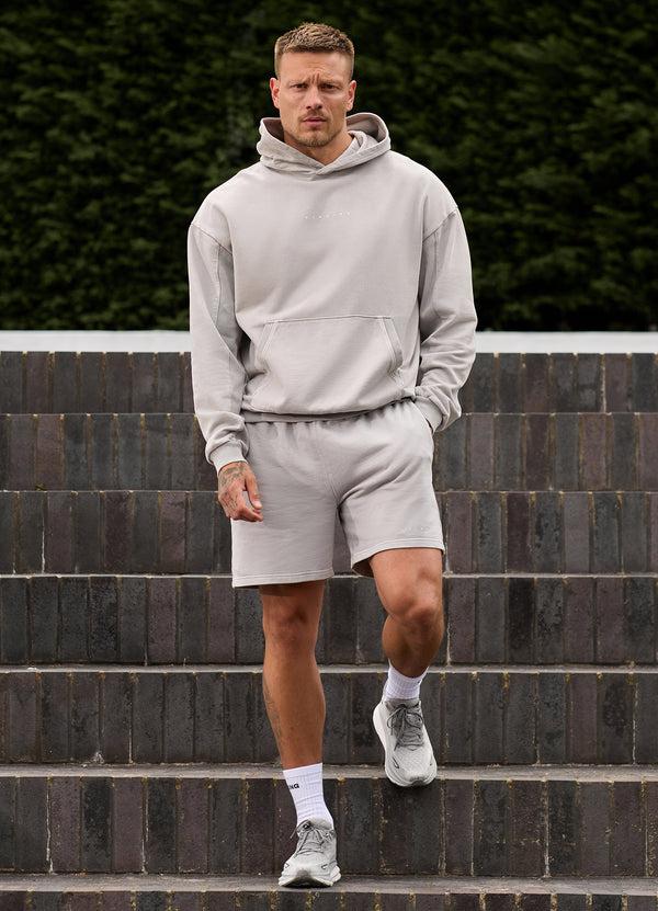 Gym King Purpose Washed Hood Urban Grey