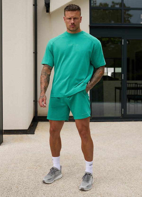 gym king Purpose Washed Short Aqua Teal