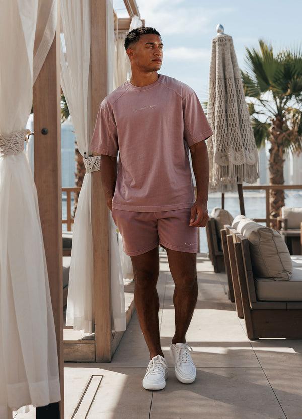 Gym King Purpose Washed Short Dusky Mauve