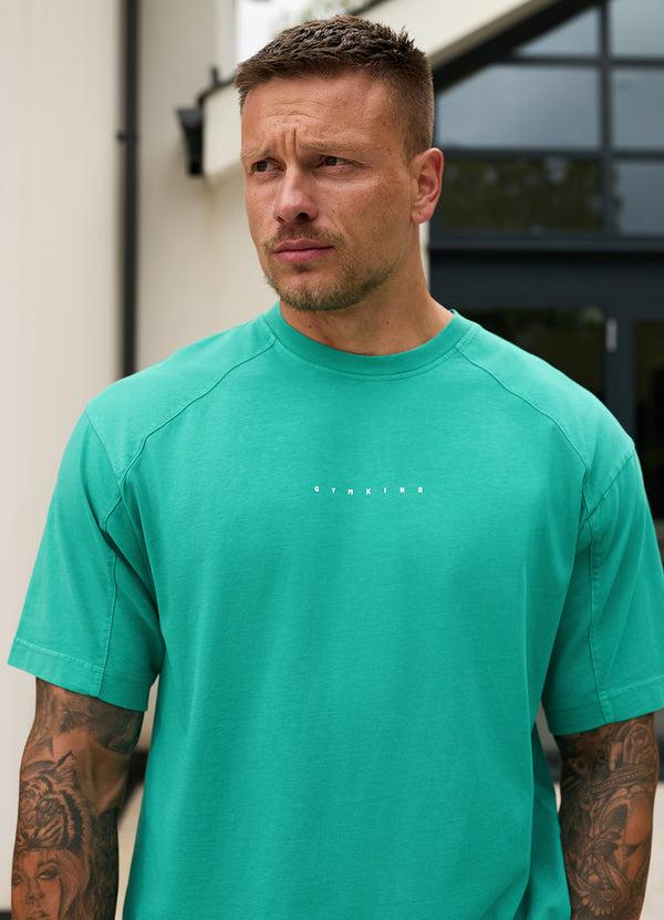 Gym King Purpose Washed Tee Aqua Teal