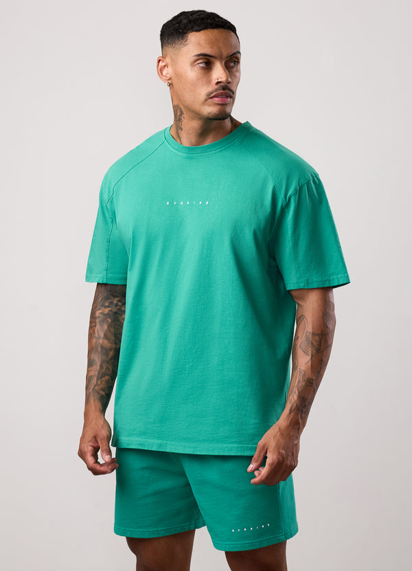 Gym King Purpose Washed Tee Aqua Teal