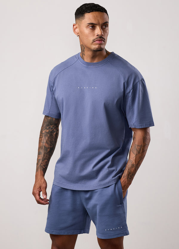 Gym King Purpose Washed Tee Deep Indigo