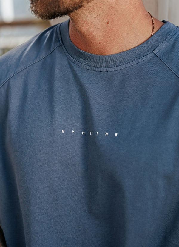gym king Purpose Washed Tee Deep Indigo