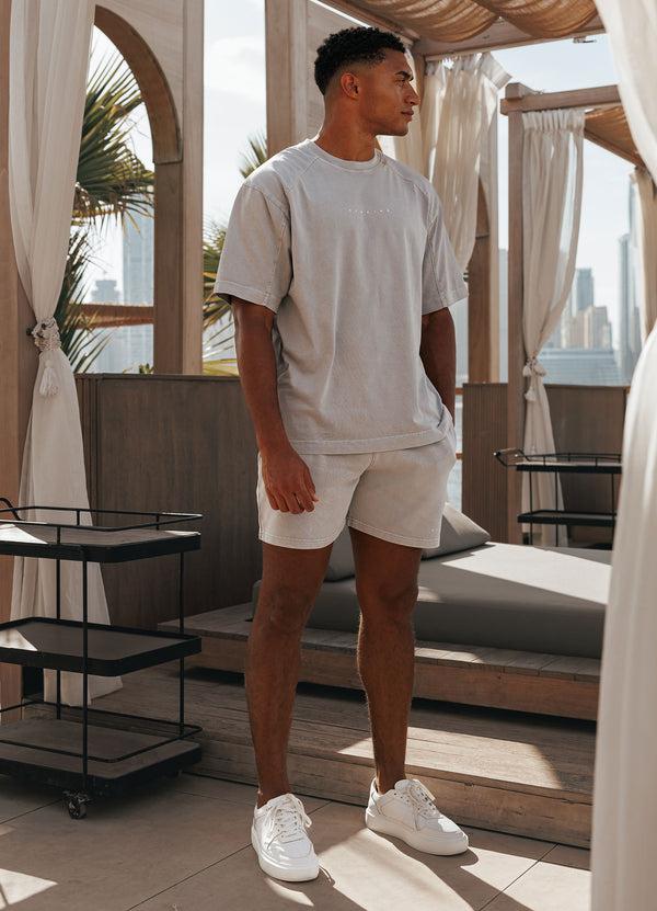 Gym King Purpose Washed Tee Urban Grey