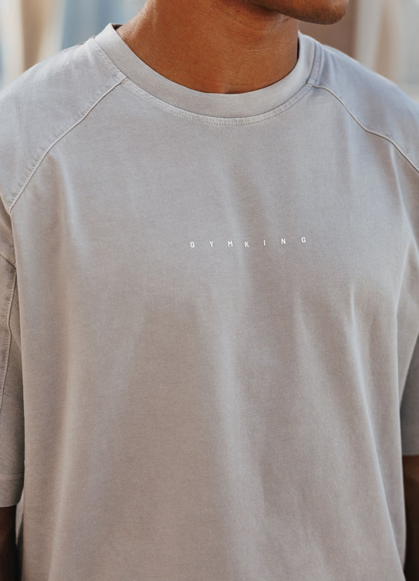 gym king Purpose Washed Tee Urban Grey