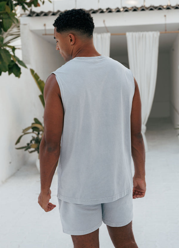Gym King Purpose Washed Vest Urban Grey