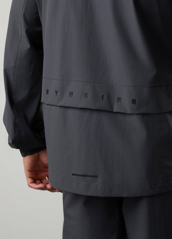 Gym King Pursuit 1/2 Zip Hood Graphite