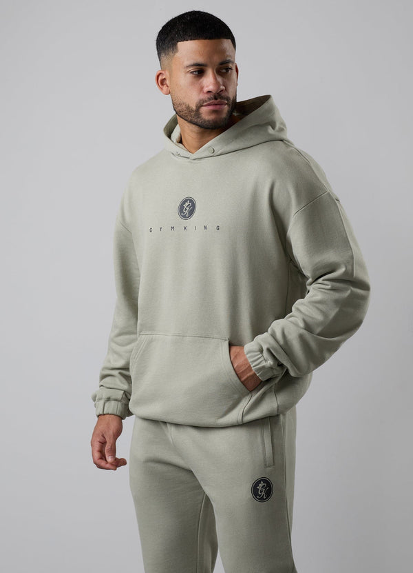 Gym King Rebellion Pro Hood Light Khaki
