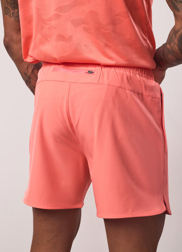 Gym King Relentless 4" Short Coral Punch