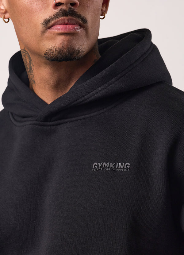 Gym King Relentless Hood Black