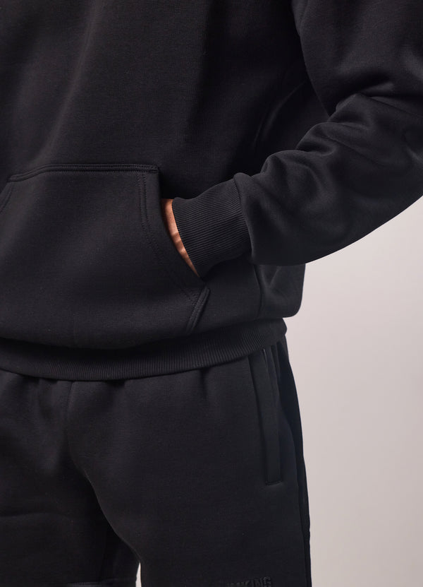 Gym King Relentless Hood Black