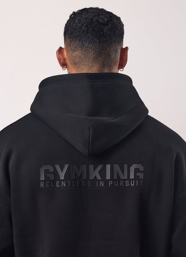Gym King Relentless Hood Black