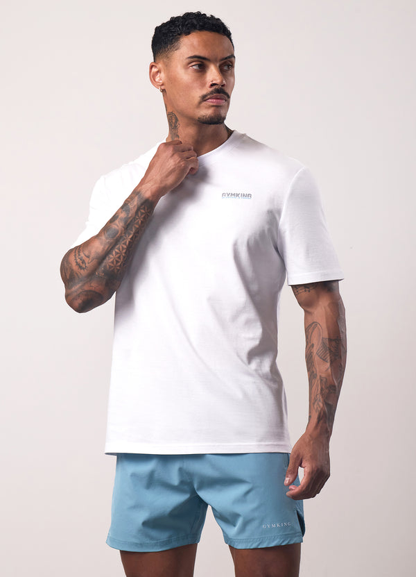 gym king Relentless Tee White