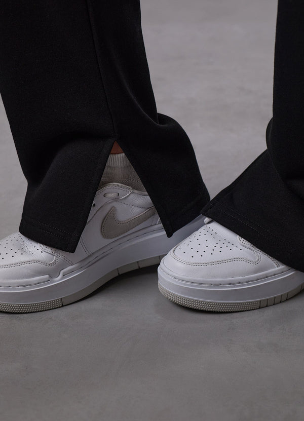 Gym King Reset Straight Leg Fleece Jogger Black