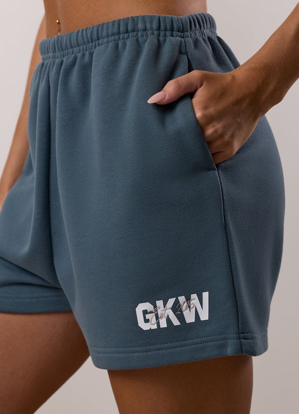 gym king Revive Peached Short Storm Blue