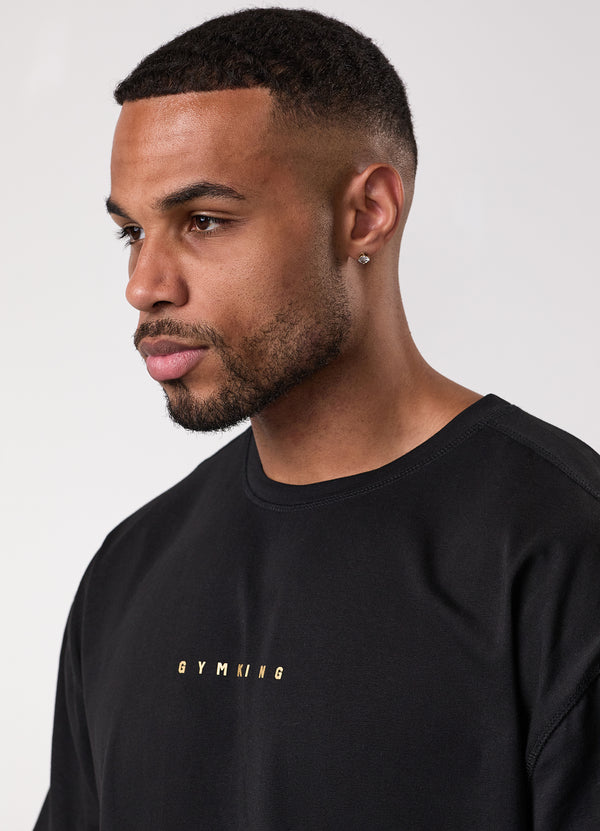 Gym King Rival Jersey Tee Black