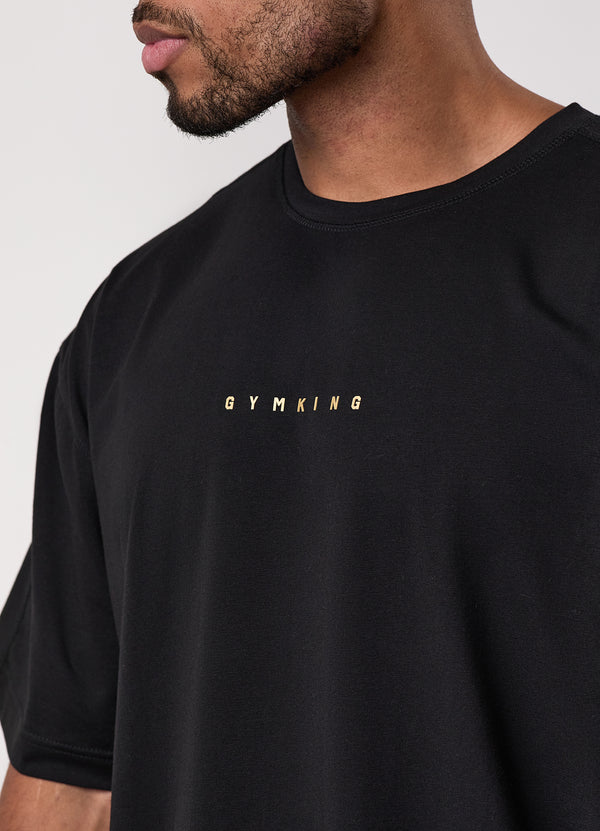 Gym King Rival Jersey Tee Black