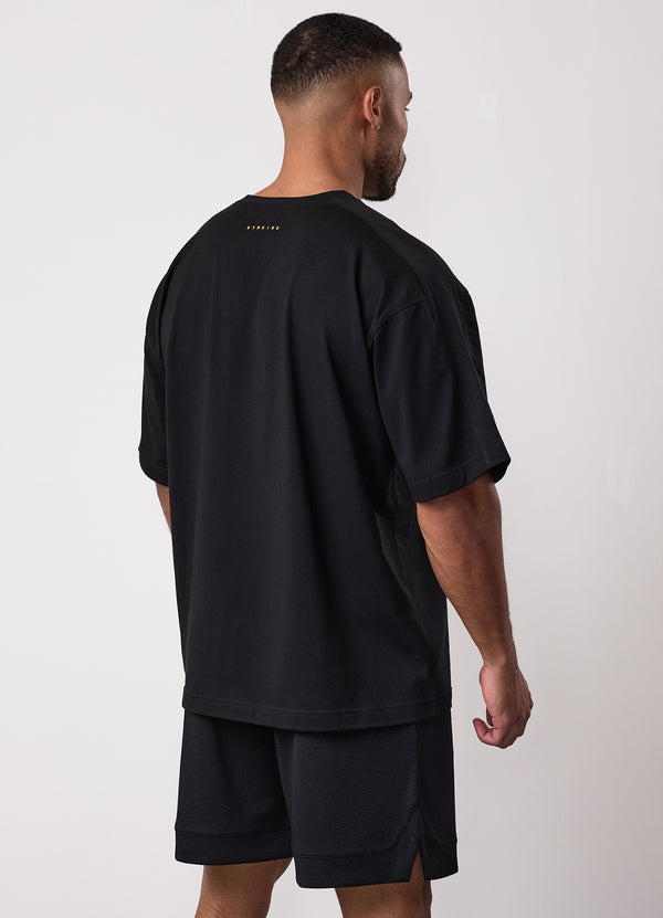 gym king Rival Jersey Tee Black