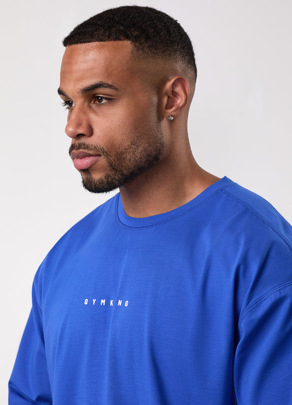 Gym King Rival Jersey Tee Capri Blue