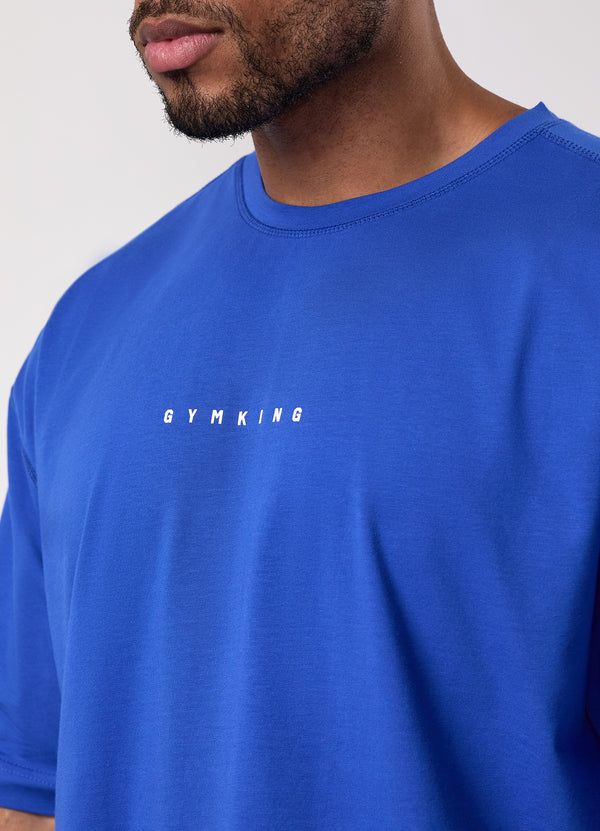 Gym King Rival Jersey Tee Capri Blue