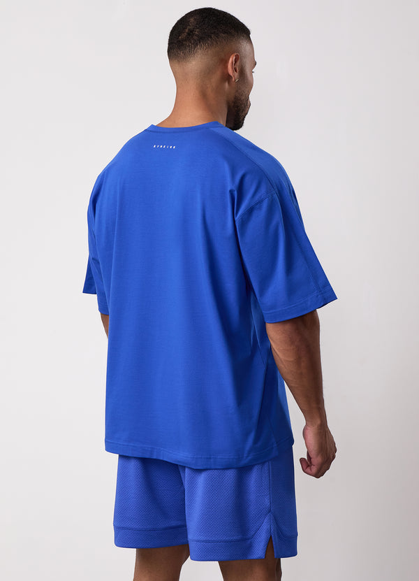 gym king Rival Jersey Tee Capri Blue