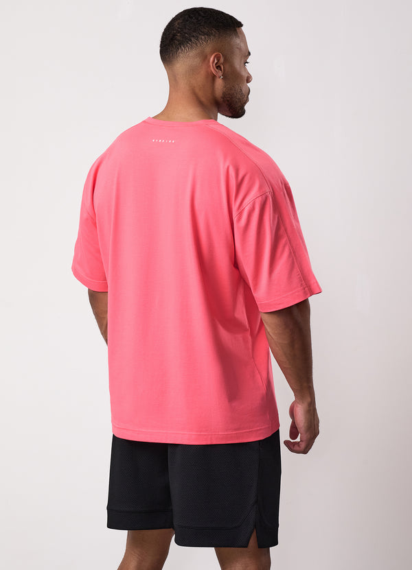 gym king Rival Jersey Tee Coral
