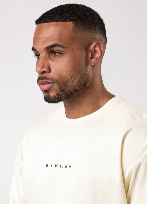 Gym King Rival Jersey Tee Iced Lemon