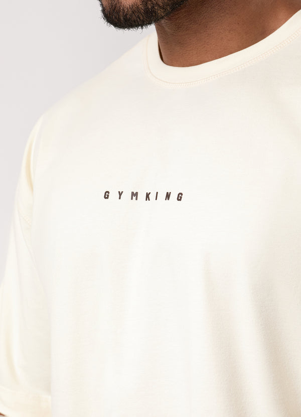 Gym King Rival Jersey Tee Iced Lemon