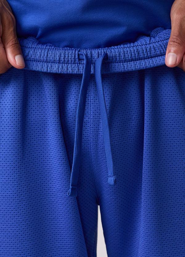 Gym King Rival Mesh Short Capri Blue