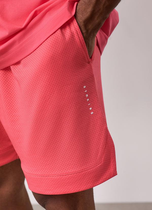 Gym King Rival Mesh Short Coral
