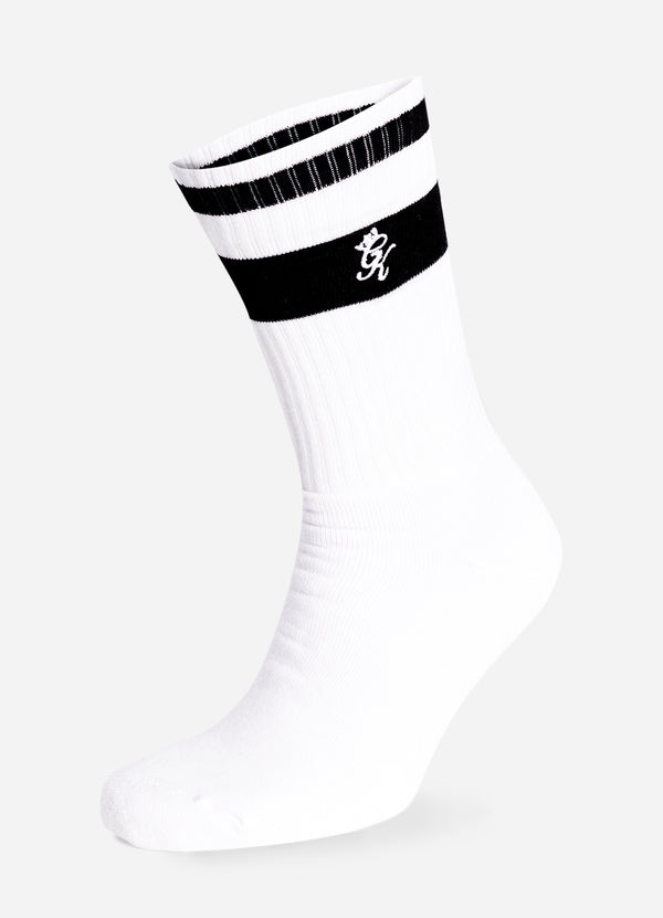 gym king Ryu Socks (2pk) White