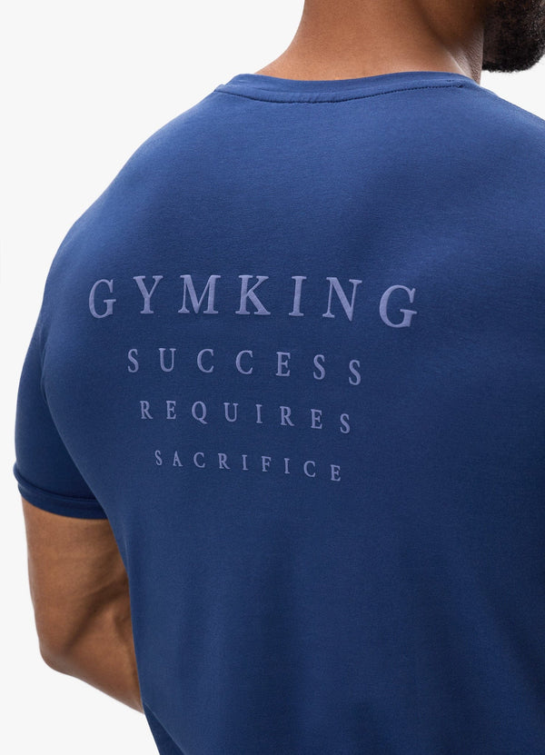 Gym King Sacrifice Tee Deep Cobalt