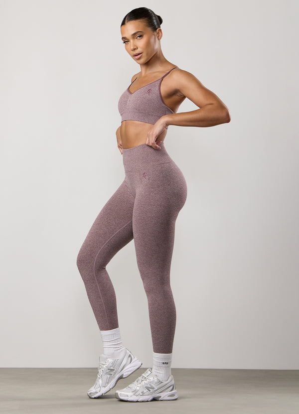 Gym King Sculpt Marl Legging Grape